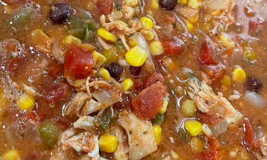 Random Pantry Taco Soup