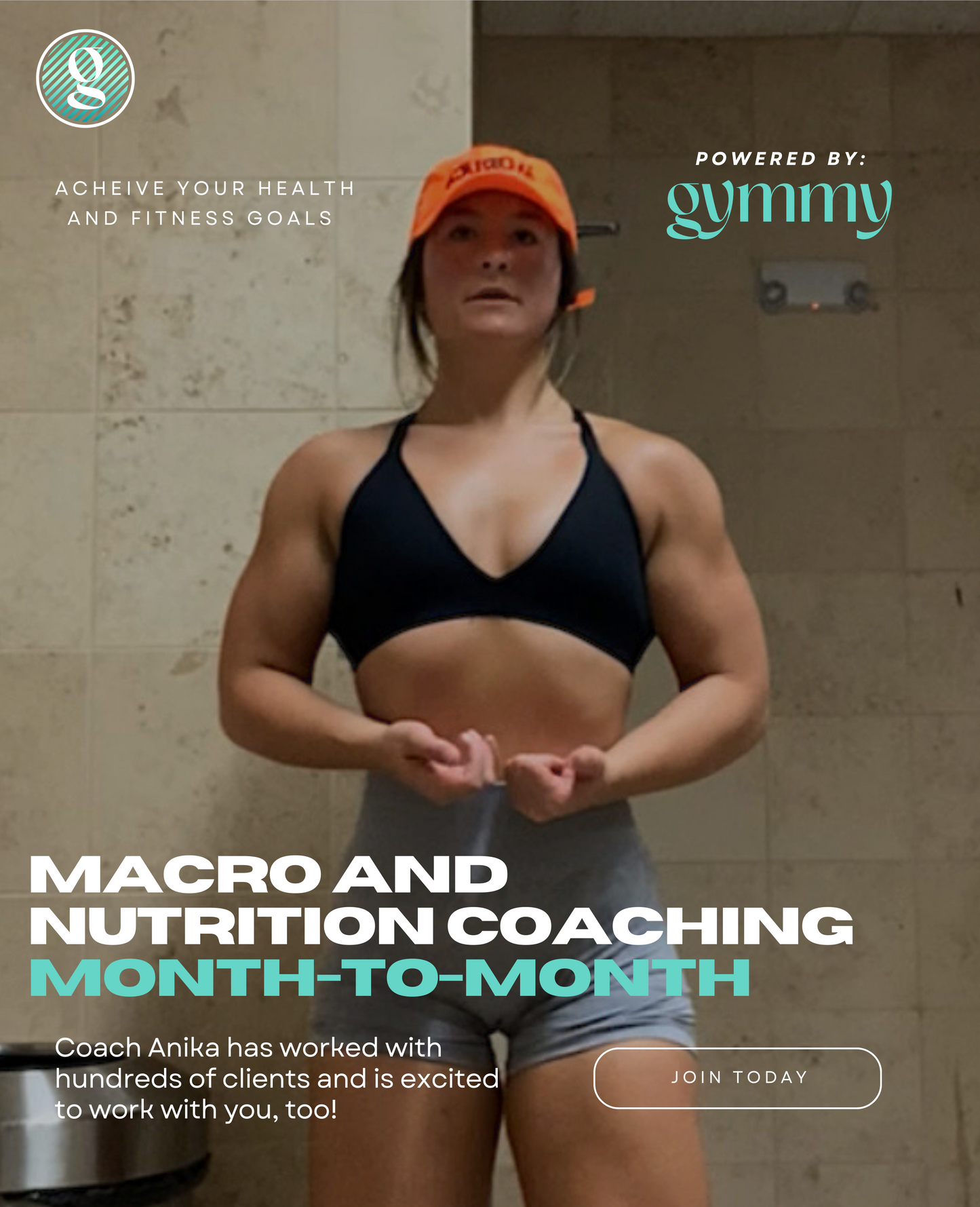 Macro/Nutrition Coaching with Anika Erickson, CPT, CNC, GFI (month to month)