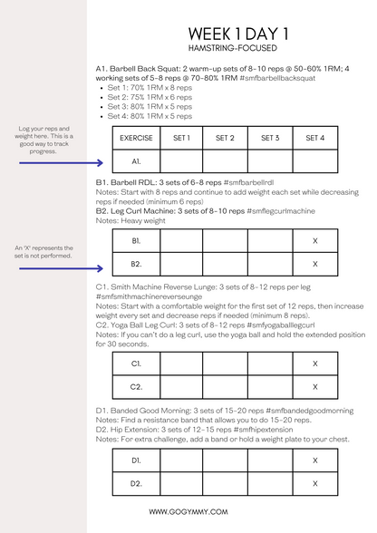 12-Week Full-Body Build Workout Program with Sadie Meyer (she/her/hers)