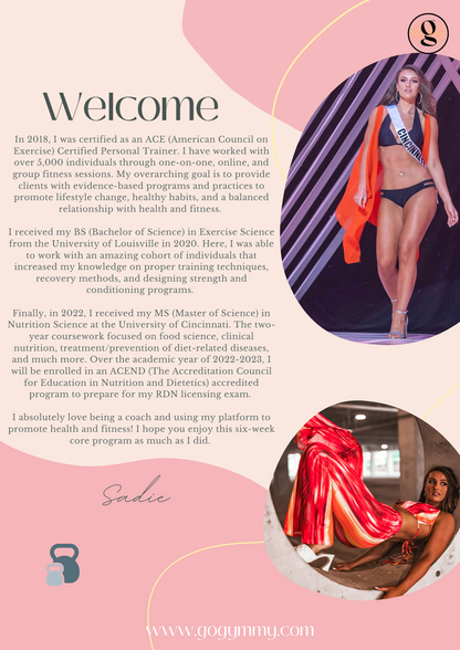 Six-Week Core Challenge with Sadie Meyer (she/her/hers)