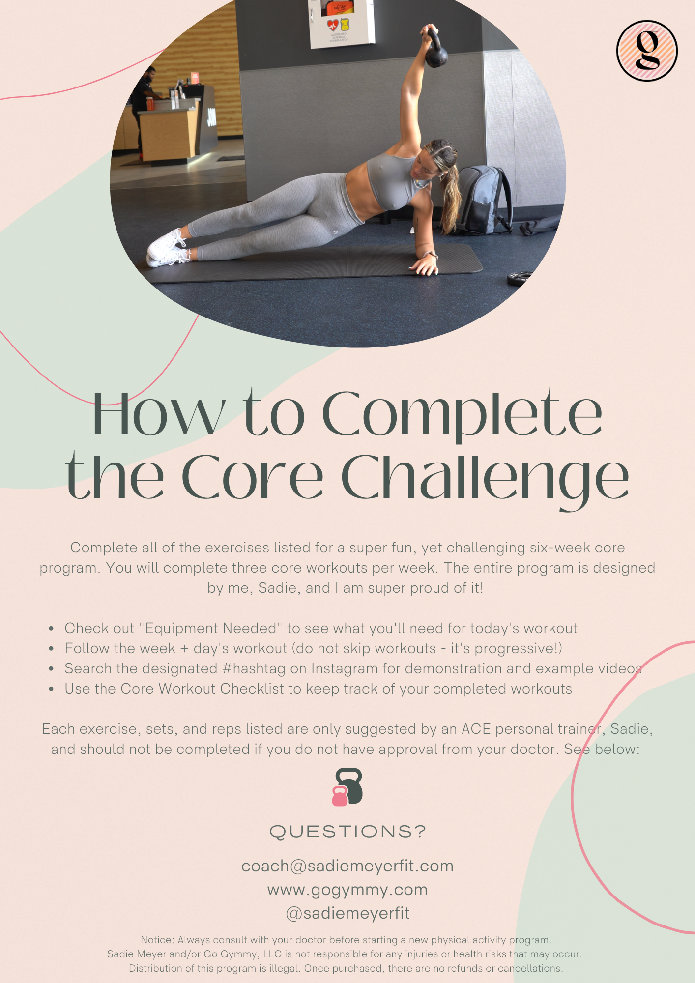 Six-Week Core Challenge with Sadie Meyer (she/her/hers)
