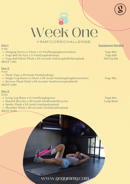 Six-Week Core Challenge with Sadie Meyer (she/her/hers)