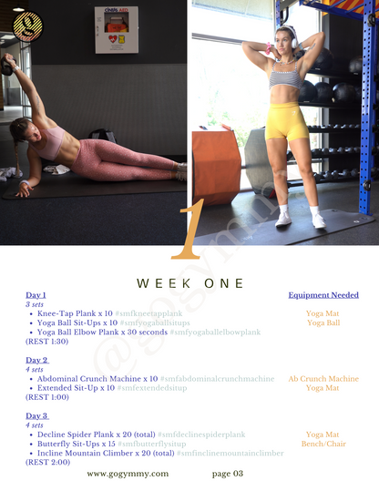 Six-Week Core Workout Program (2nd Edition) with Sadie Meyer (she/her/hers)